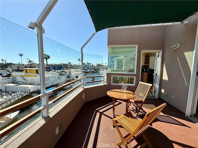 16745 Bayview Dr Unit B, Sunset Beach, CA 90742 - balcony with a water view