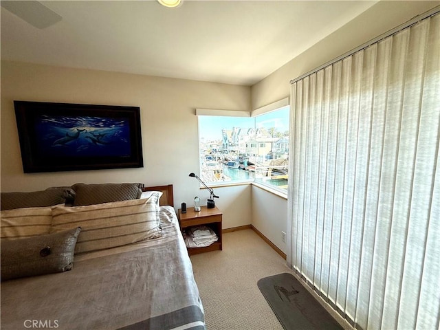 16745 Bayview Dr Unit B, Sunset Beach, CA 90742 - carpeted bedroom featuring baseboards