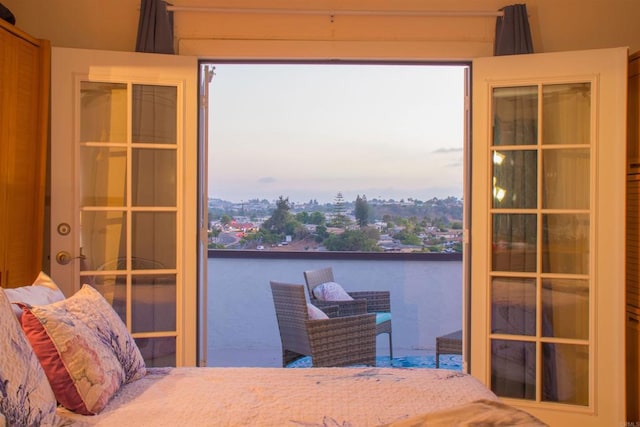 1682 Saddlehorn Dr, San Marcos, CA 92069 - bedroom featuring french doors