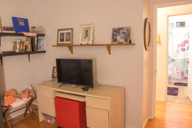 1682 Saddlehorn Dr, San Marcos, CA 92069 - home office featuring light wood finished floors