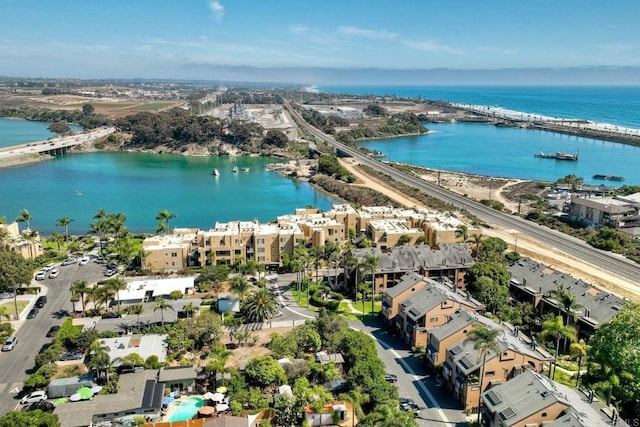 4015 Canario St Unit E, Carlsbad, CA 92008 - drone / aerial view of a notable bridge and a large body of water