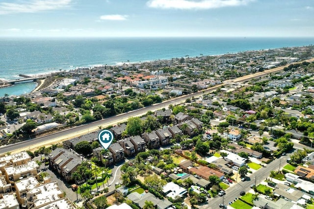 4015 Canario St Unit E, Carlsbad, CA 92008 - aerial view of property and surrounding area with a large body of water and nearby suburban area