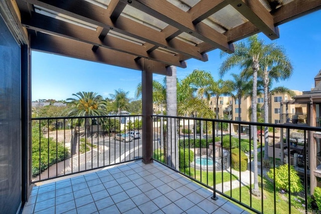 4015 Canario St Unit E, Carlsbad, CA 92008 - balcony with view of pool area