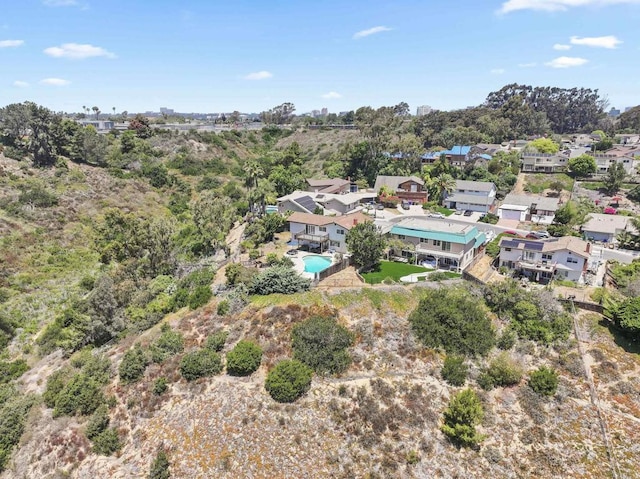 6174 Syracuse Way, San Diego, CA 92122 - aerial perspective of suburban area with a pool area