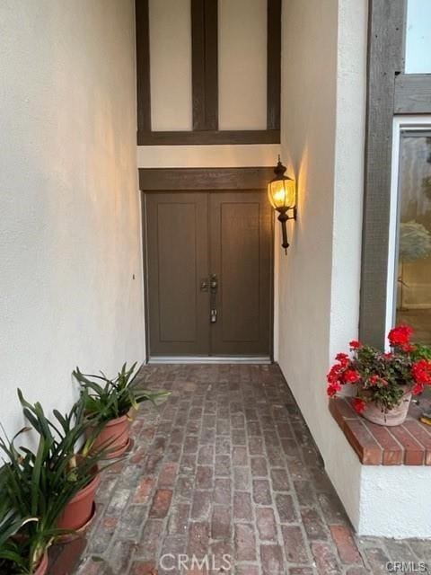 16413 Abascal Dr, Hacienda Heights, CA 91745 - property entrance featuring stucco siding
