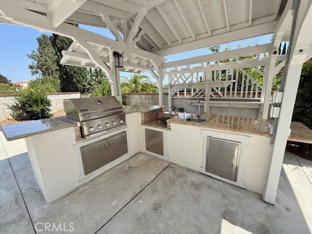 16413 Abascal Dr, Hacienda Heights, CA 91745 - view of patio featuring area for grilling