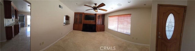 10840 New Salem Pt, San Diego, CA 92126 - corridor with baseboards and lofted ceiling