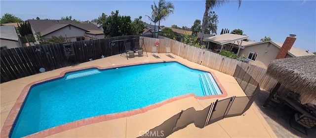 10840 New Salem Pt, San Diego, CA 92126 - view of pool featuring a fenced backyard and a patio area
