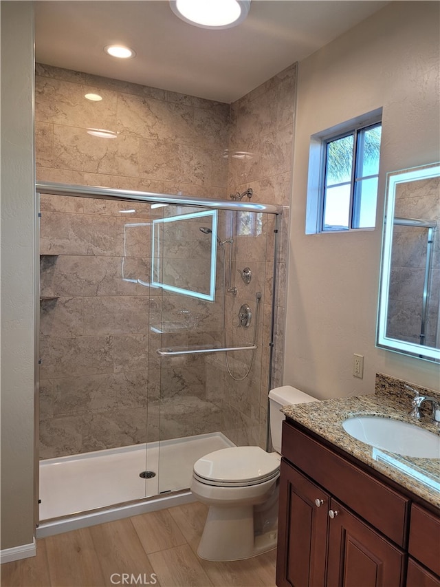 10840 New Salem Pt, San Diego, CA 92126 - bathroom with vanity and a stall shower