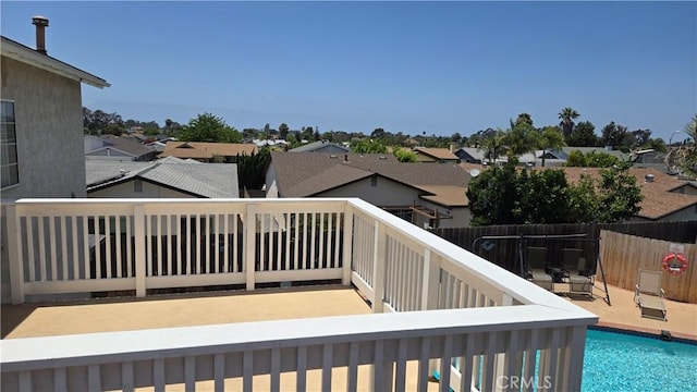 10840 New Salem Pt, San Diego, CA 92126 - wooden terrace with a residential view