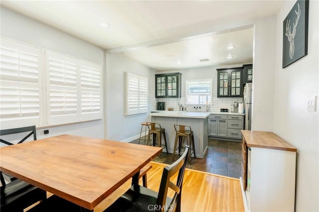 5855 Daneland St, Lakewood, CA 90713 - dining room featuring recessed lighting and wood finished floors