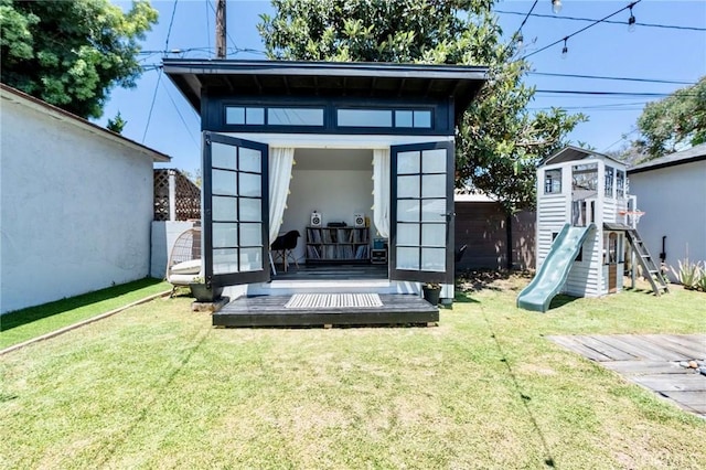 5855 Daneland St, Lakewood, CA 90713 - view of outdoor structure featuring a playground