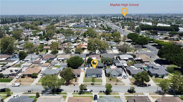 5855 Daneland St, Lakewood, CA 90713 - aerial view of property's location featuring nearby suburban area
