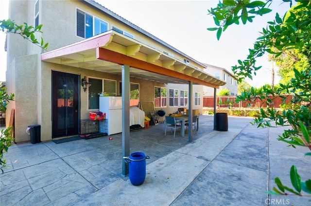 12672 Bellflower Ln, Moreno Valley, CA 92555 - fenced backyard featuring a patio