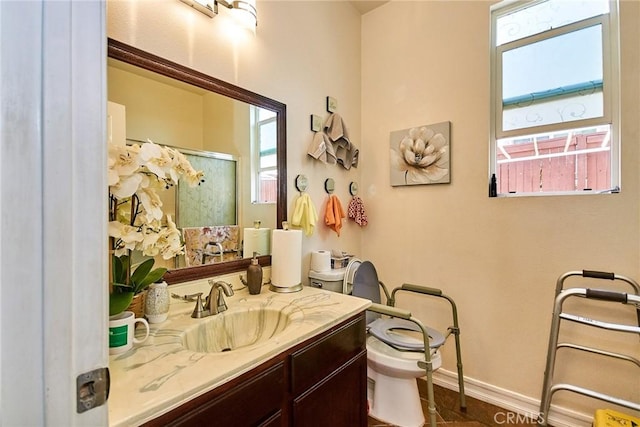 12672 Bellflower Ln, Moreno Valley, CA 92555 - full bathroom featuring an enclosed shower and vanity