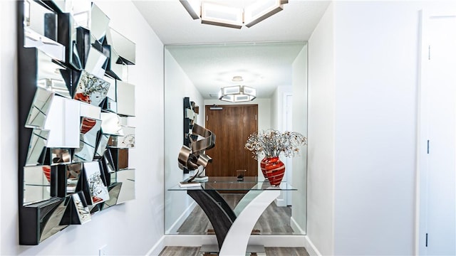 3131 Michelson Dr Unit 901, Irvine, CA 92612 - corridor with wood finished floors