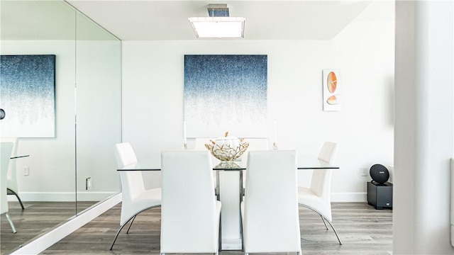 3131 Michelson Dr Unit 901, Irvine, CA 92612 - dining space with wood finished floors and baseboards