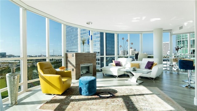 3131 Michelson Dr Unit 901, Irvine, CA 92612 - sunroom / solarium featuring a view of city