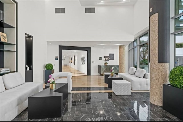 3131 Michelson Dr Unit 901, Irvine, CA 92612 - community lobby with a high ceiling
