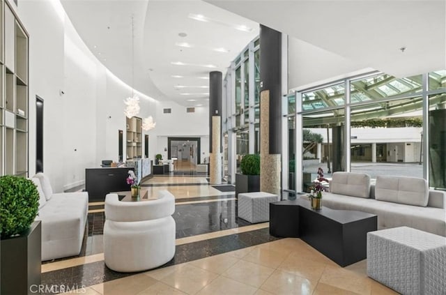 3131 Michelson Dr Unit 901, Irvine, CA 92612 - common area with a high ceiling