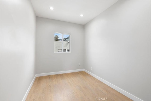 1221 E 1st St, Long Beach, CA 90802 - spare room with light wood-type flooring and recessed lighting