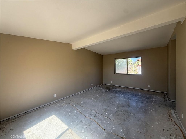 2854 Coronado Ave, San Diego, CA 92154 - spare room featuring beam ceiling
