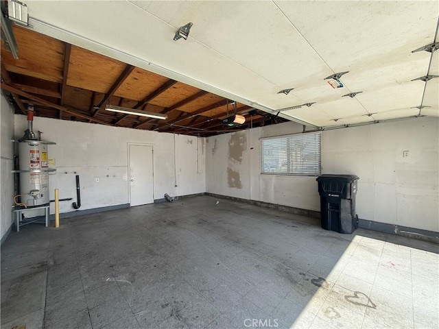 2854 Coronado Ave, San Diego, CA 92154 - garage with water heater and a garage door opener