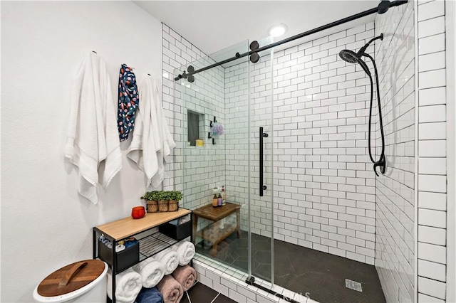1828 Wintergreen, Escondido, CA 92026 - full bathroom with a shower stall and toilet
