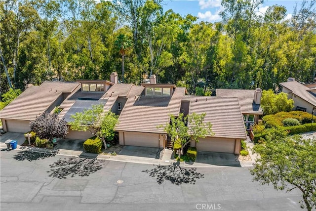 1828 Wintergreen, Escondido, CA 92026 - view from above of property with a tree filled landscape