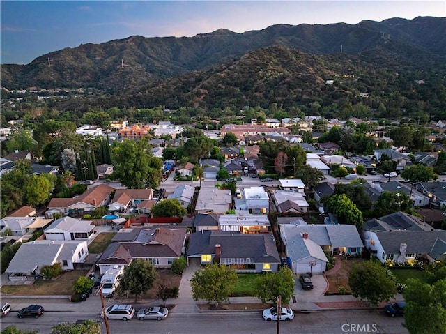 2900 Manhattan Ave, La Crescenta, CA 91214 - aerial view of property and surrounding area with mountains and nearby suburban area