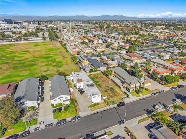 7851 Glencoe Dr, Huntington Beach, CA 92647 - aerial perspective of suburban area featuring a mountain backdrop