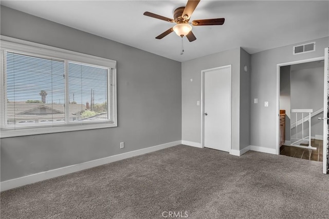 3652 San Joaquin Ave, Los Alamitos, CA 90720 - unfurnished bedroom featuring carpet floors and ceiling fan