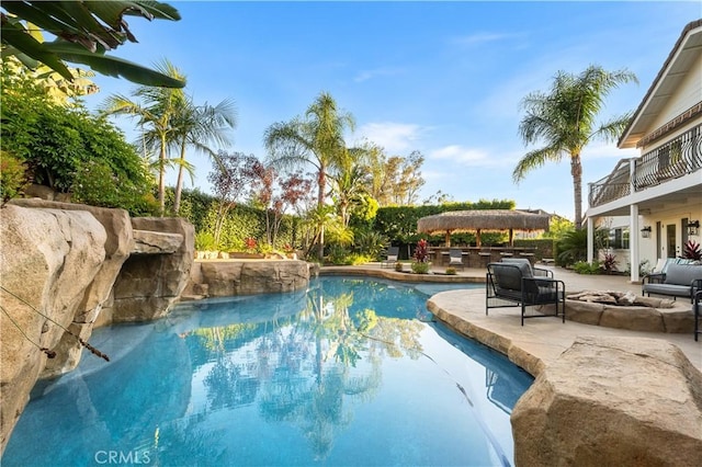 26356 Sorrell Pl, Laguna Hills, CA 92653 - swimming pool featuring a gazebo and a patio area