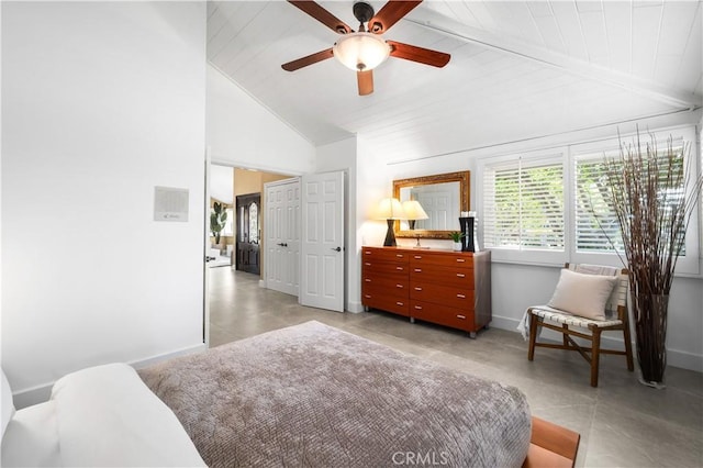 26356 Sorrell Pl, Laguna Hills, CA 92653 - bedroom with light tile patterned floors and ceiling fan
