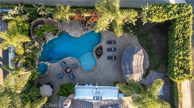 26356 Sorrell Pl, Laguna Hills, CA 92653 - drone / aerial view of a pool area