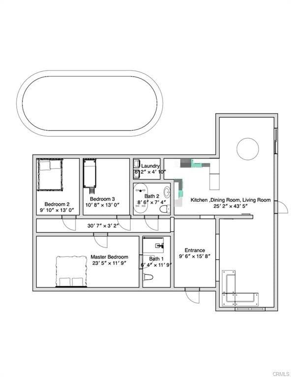 1349 Beech Hill Ave, Hacienda Heights, CA 91745 - view of floor plan / room layout