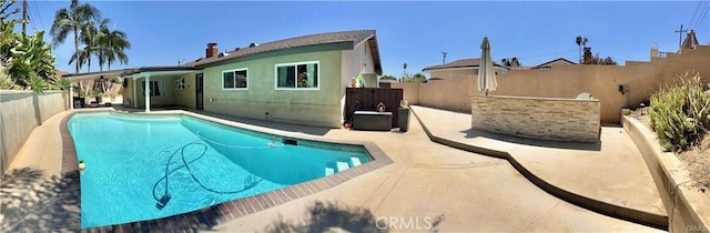 1349 Beech Hill Ave, Hacienda Heights, CA 91745 - view of pool with a patio area and a fenced backyard