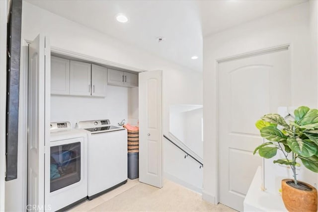 1009 Price Canyon Rd, Pismo Beach, CA 93449 - laundry area featuring washing machine and clothes dryer and recessed lighting