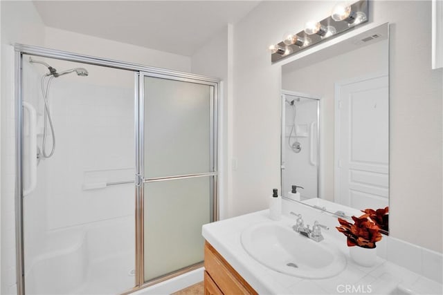 11246 Pleasant Hills Dr, Apple Valley, CA 92308 - bathroom with a stall shower and vanity