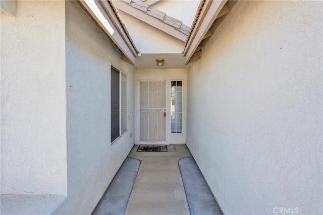11246 Pleasant Hills Dr, Apple Valley, CA 92308 - property entrance with stucco siding