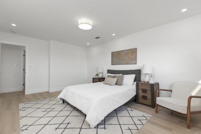 4143 Cole Way, San Diego, CA 92117 - bedroom with light wood finished floors and recessed lighting