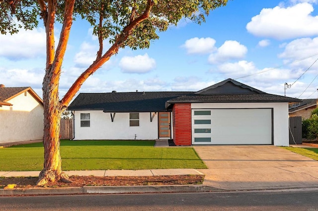 4143 Cole Way, San Diego, CA 92117 - view of front of property with stucco siding, a garage, and concrete driveway