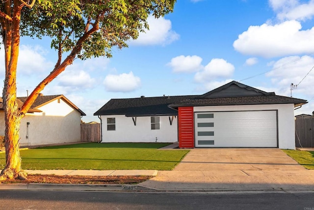 4143 Cole Way, San Diego, CA 92117 - ranch-style home with stucco siding, concrete driveway, and a garage