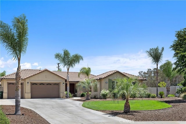 41798 Aviv Ct, Murrieta, CA 92562 - mediterranean / spanish home with a garage, stucco siding, driveway, and a tile roof
