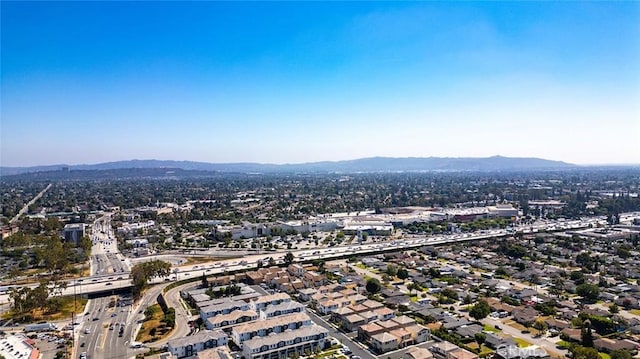 117 N Morada Ave, West Covina, CA 91790 - aerial view of property's location with a mountainous background and nearby suburban area
