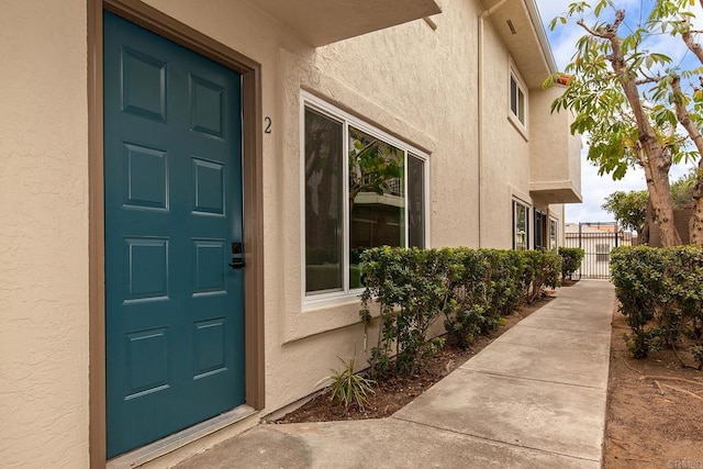 4514 Dawson Ave Unit 2, San Diego, CA 92115 - view of exterior entry with stucco siding