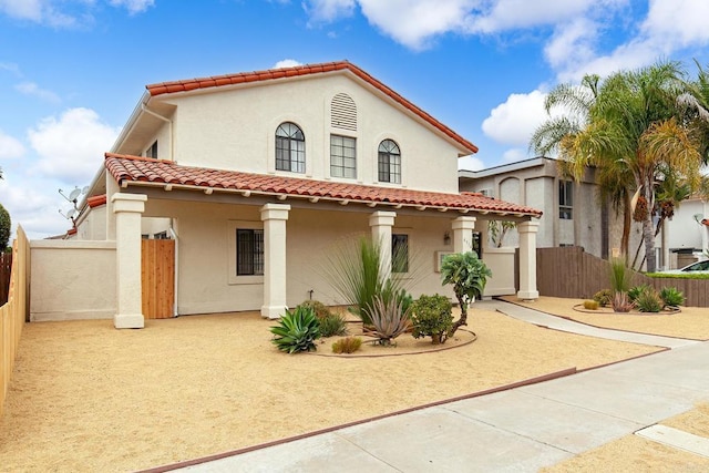 4514 Dawson Ave Unit 2, San Diego, CA 92115 - mediterranean / spanish-style home featuring stucco siding and a tile roof