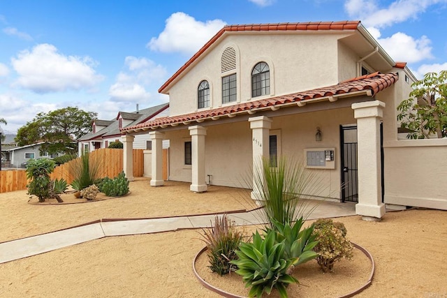 4514 Dawson Ave Unit 4, San Diego, CA 92115 - mediterranean / spanish house featuring stucco siding and a tiled roof