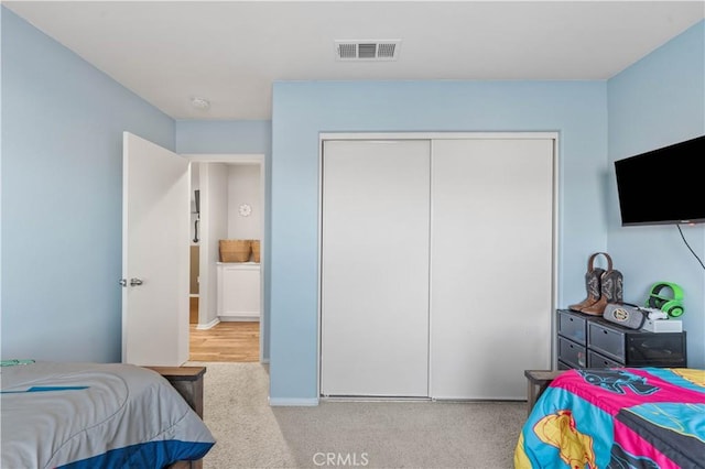3558 Mt San Gorgonia Ave, Rosamond, CA 93560 - bedroom with carpet and a closet