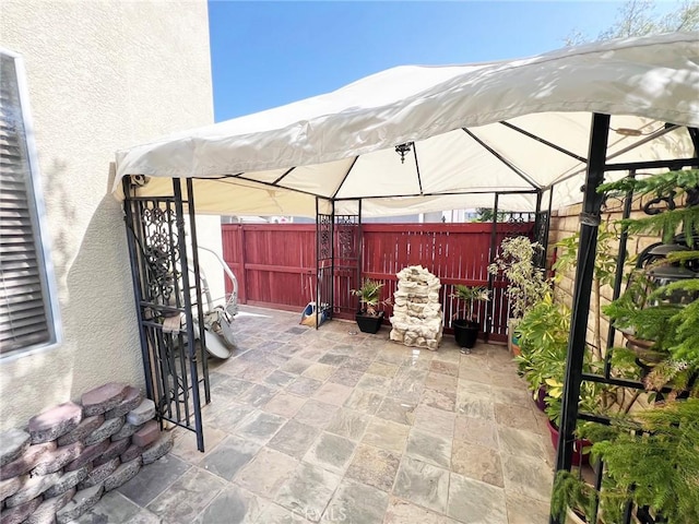 28303 Sycamore Dr, Saugus, CA 91350 - view of patio / terrace with a gazebo